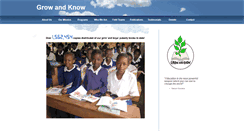 Desktop Screenshot of growandknow.org